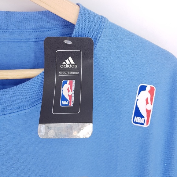 🎉3/15 adidas NBA Denver Lawson Tee Shirt Jersey - Picture 5 of 6